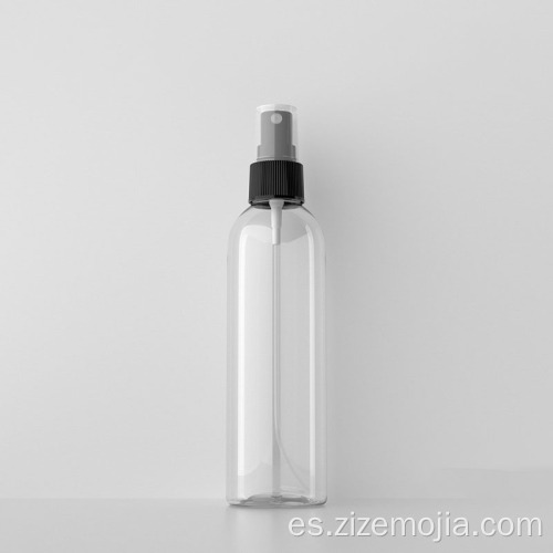 Botella de spray de plástico de cilindro cosmético de 200 ml